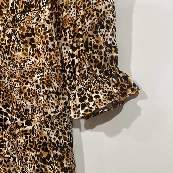 Wilfred Baroque Dress Leopard Size 2 - Picture 7 of 12